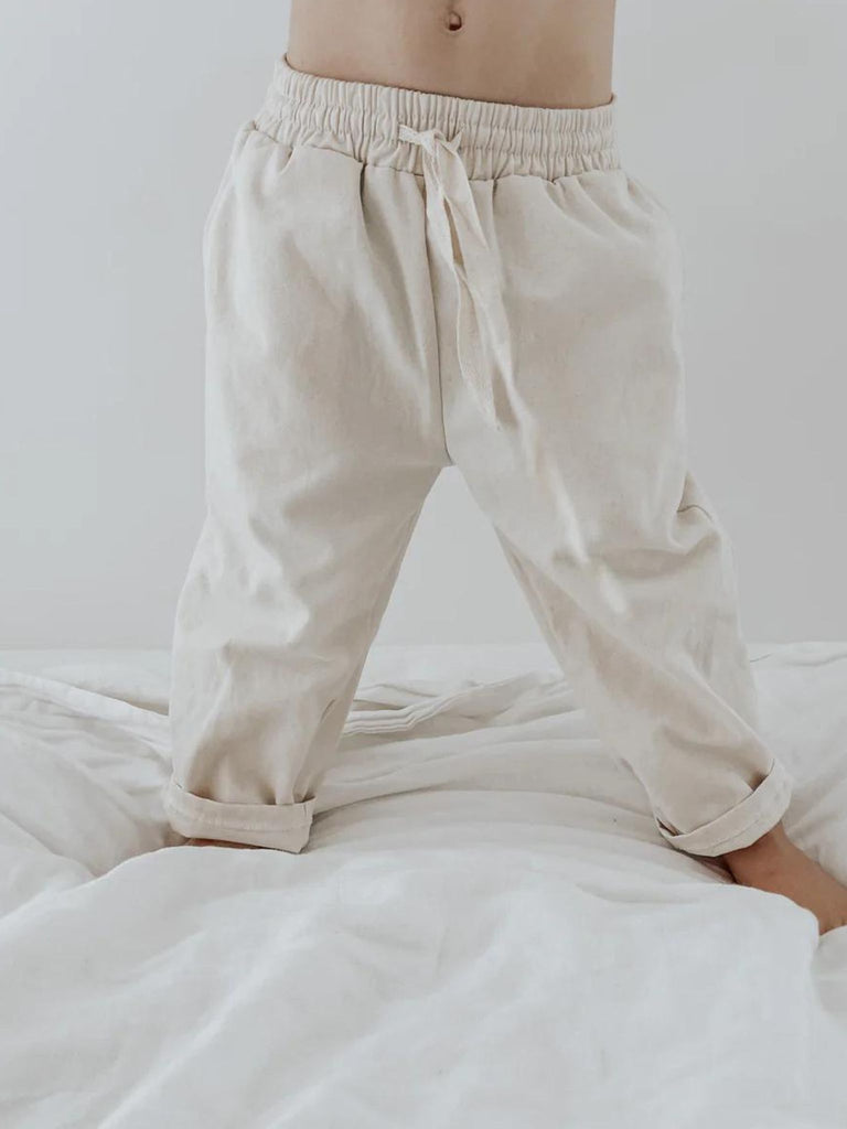 Canvas Pant in Almond Milk