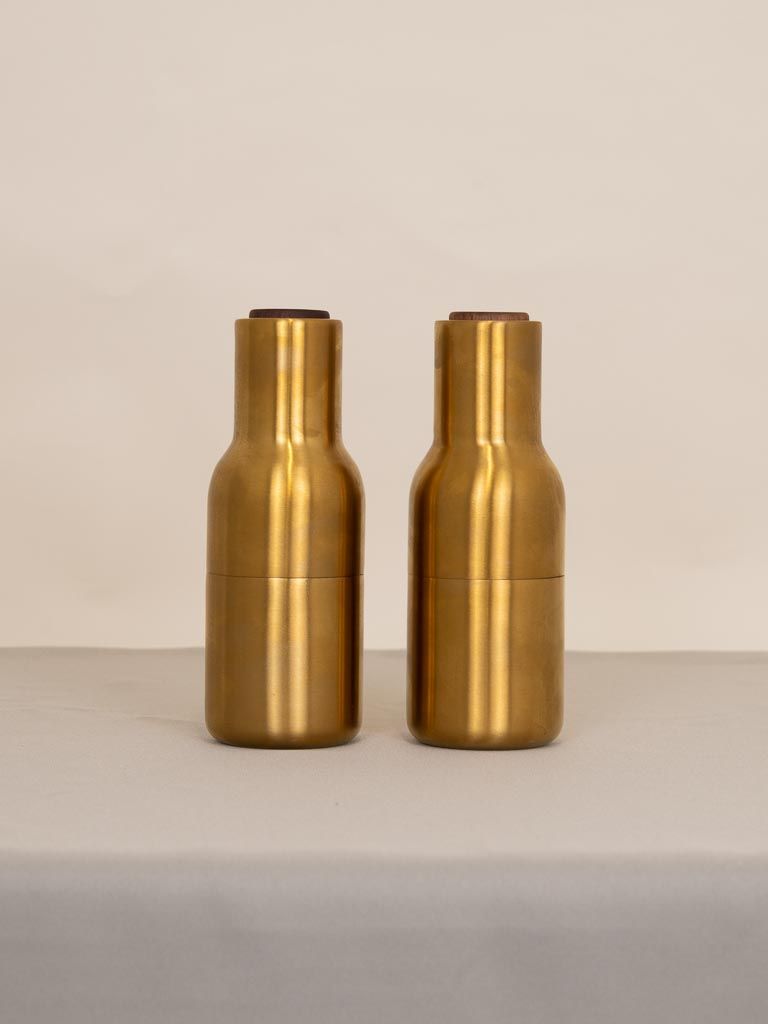 MENU - Salt and Pepper Grinders - Brushed Brass