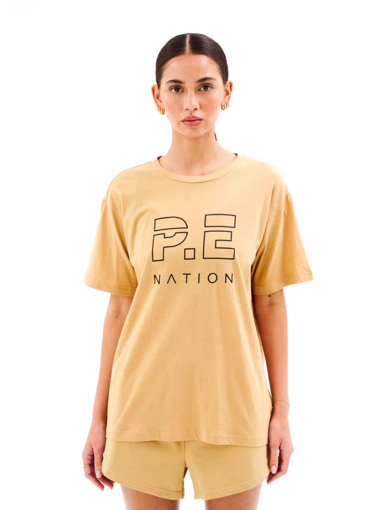 Heads up Tee in Sand