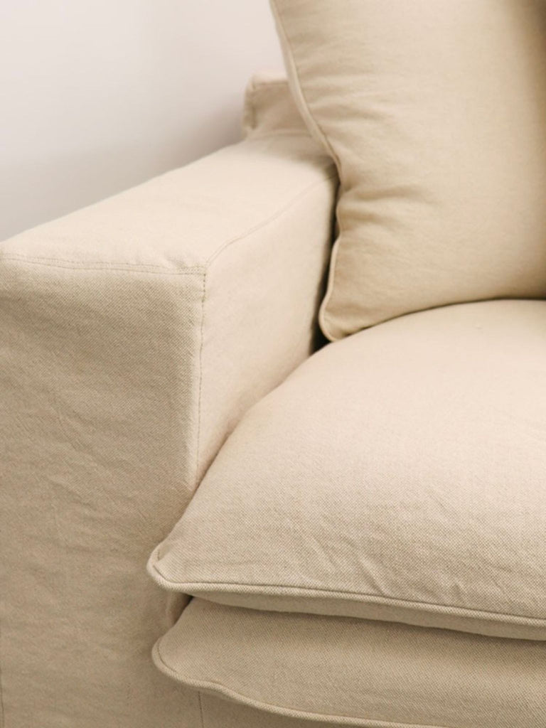 Luca Slipcover Sofa | Two Seater