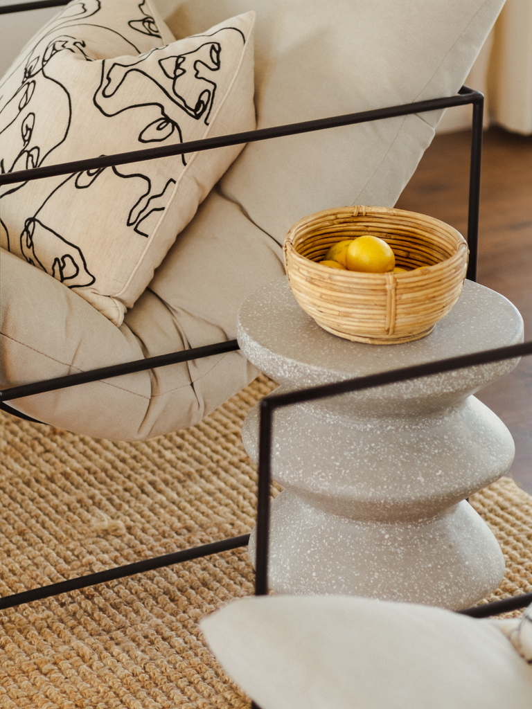 Grey Terrazzo Nara Stool