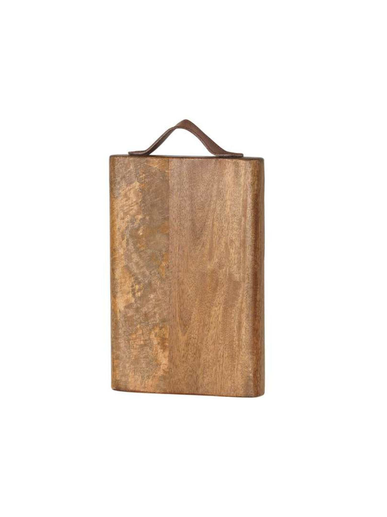 Chopping Board with Leather Handle - M