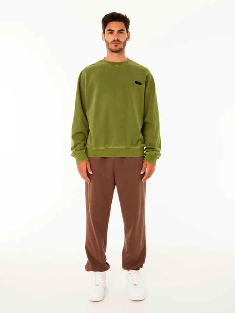 Kickout Washed Sweat in Olive