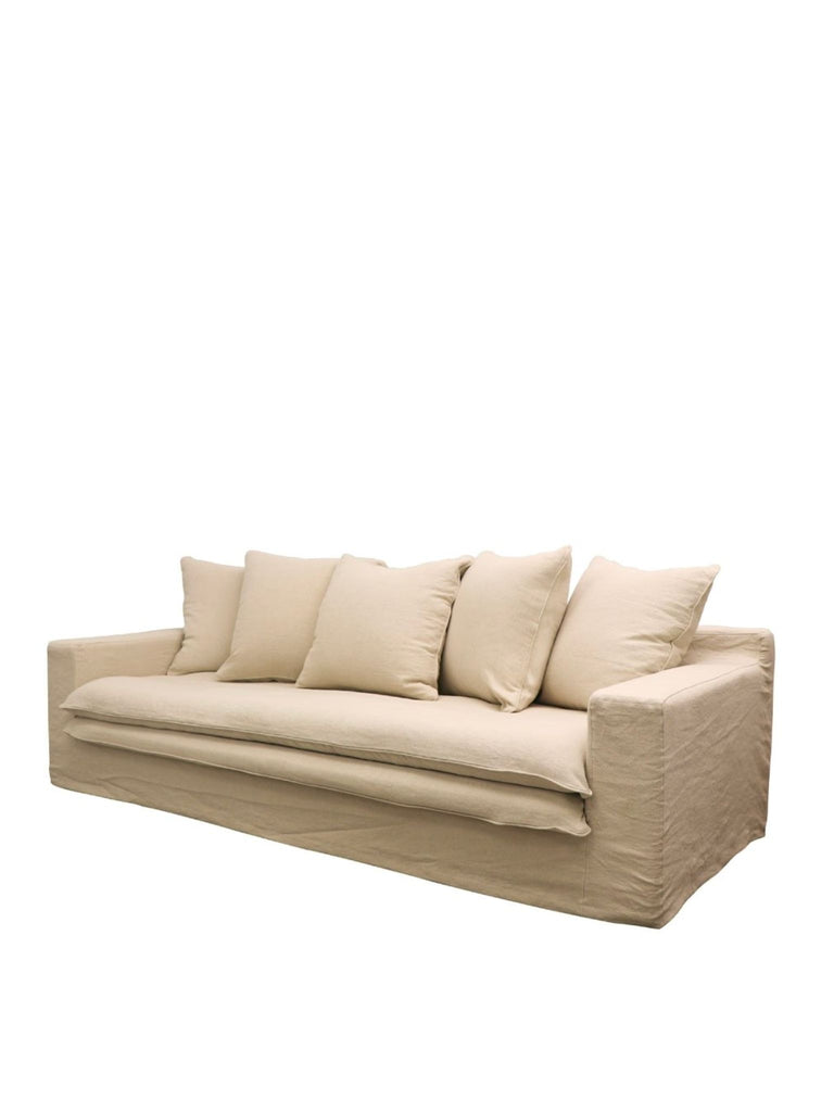 Luca Slipcover Sofa | Three Seater