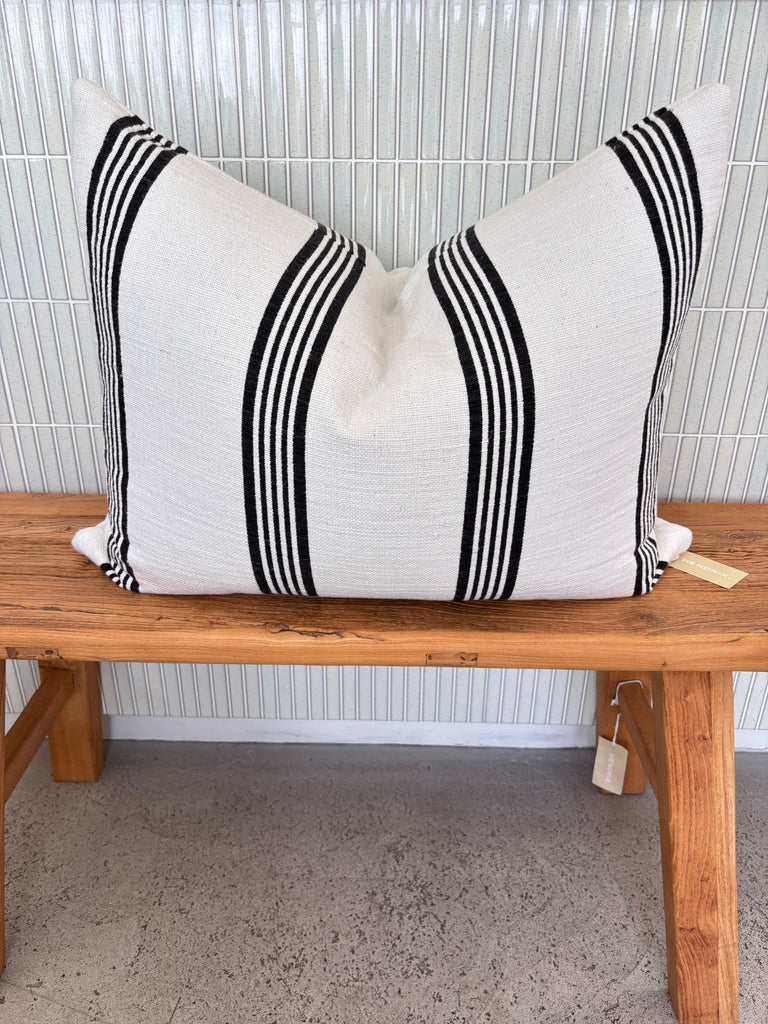Giovanna Cushion  - White Stripe