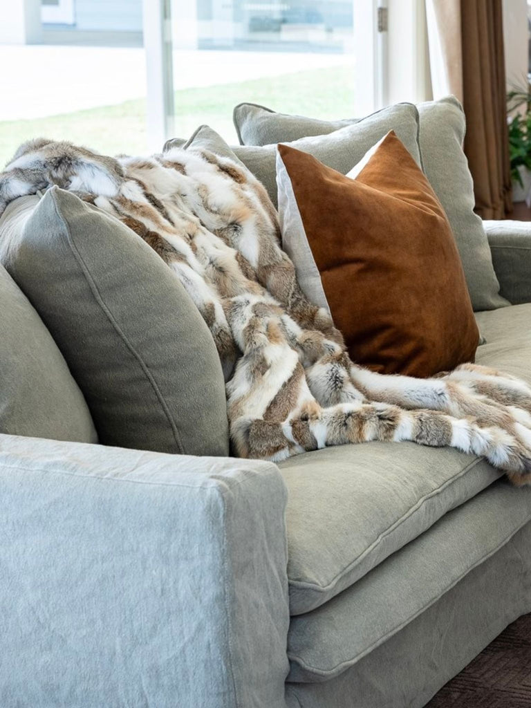 Luca Slipcover Sofa | Three Seater (more colours available)
