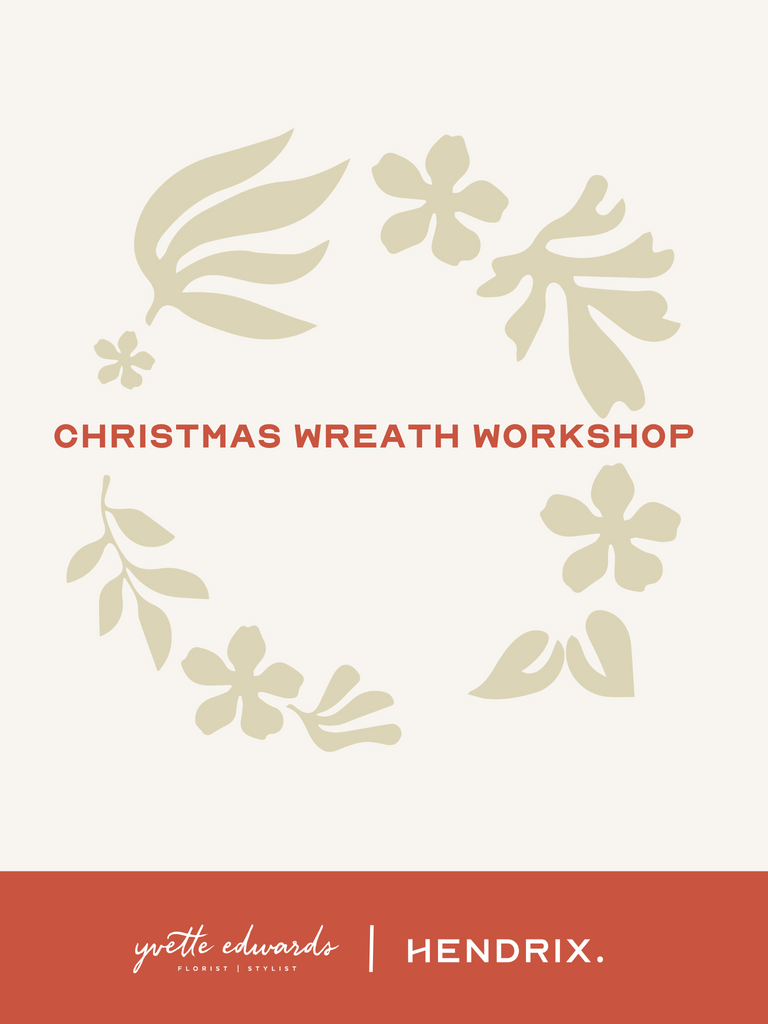 The Yvette Edwards Christmas Wreath Making Course