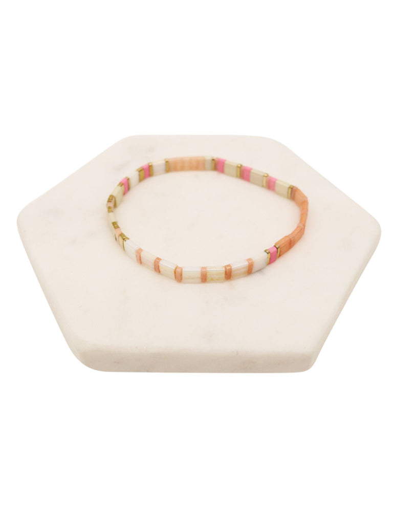 Tila Bracelet - Pink & Orange