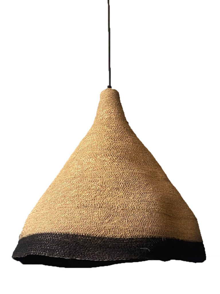 Seagrass Lighting Pendant - Natural & Black