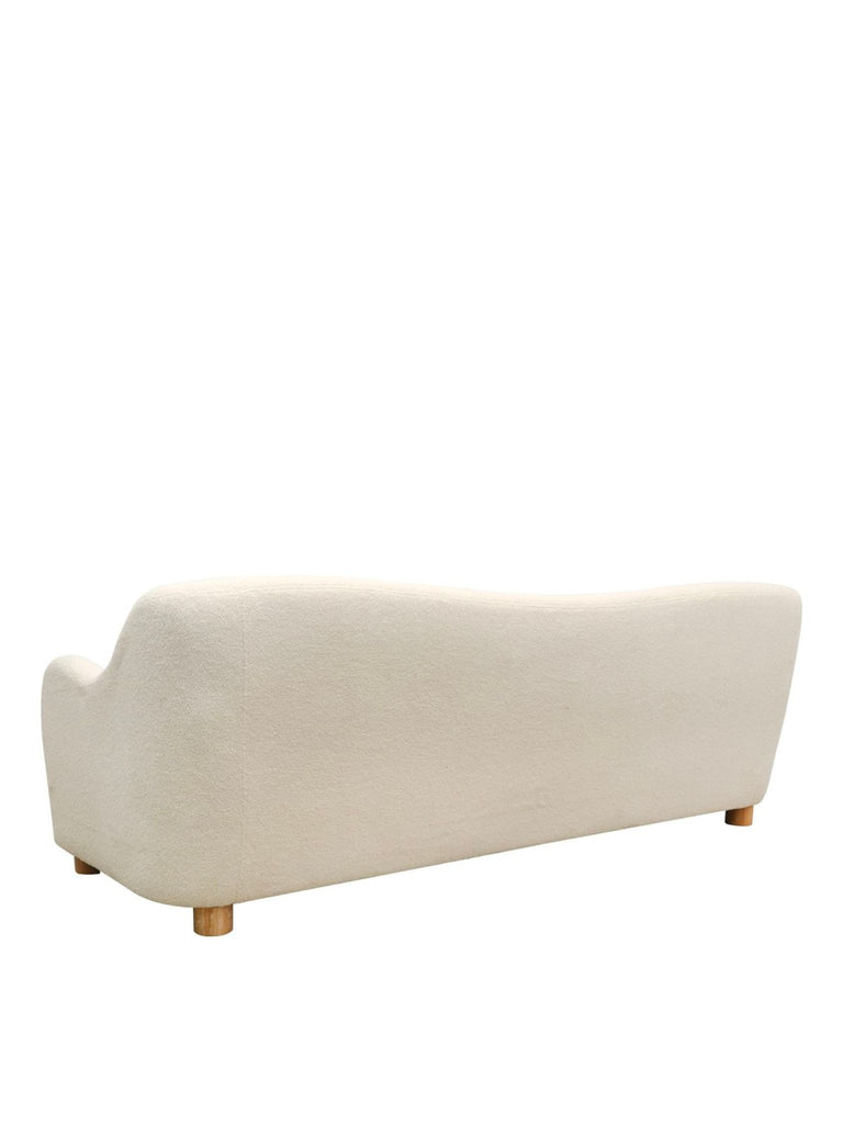 Teddy 3 Seater Sofa - Cream Sherling