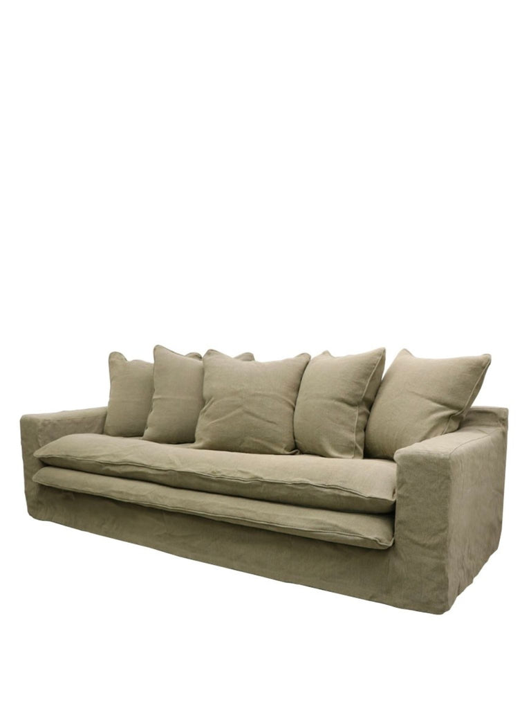 Luca Slipcover Sofa | Three Seater