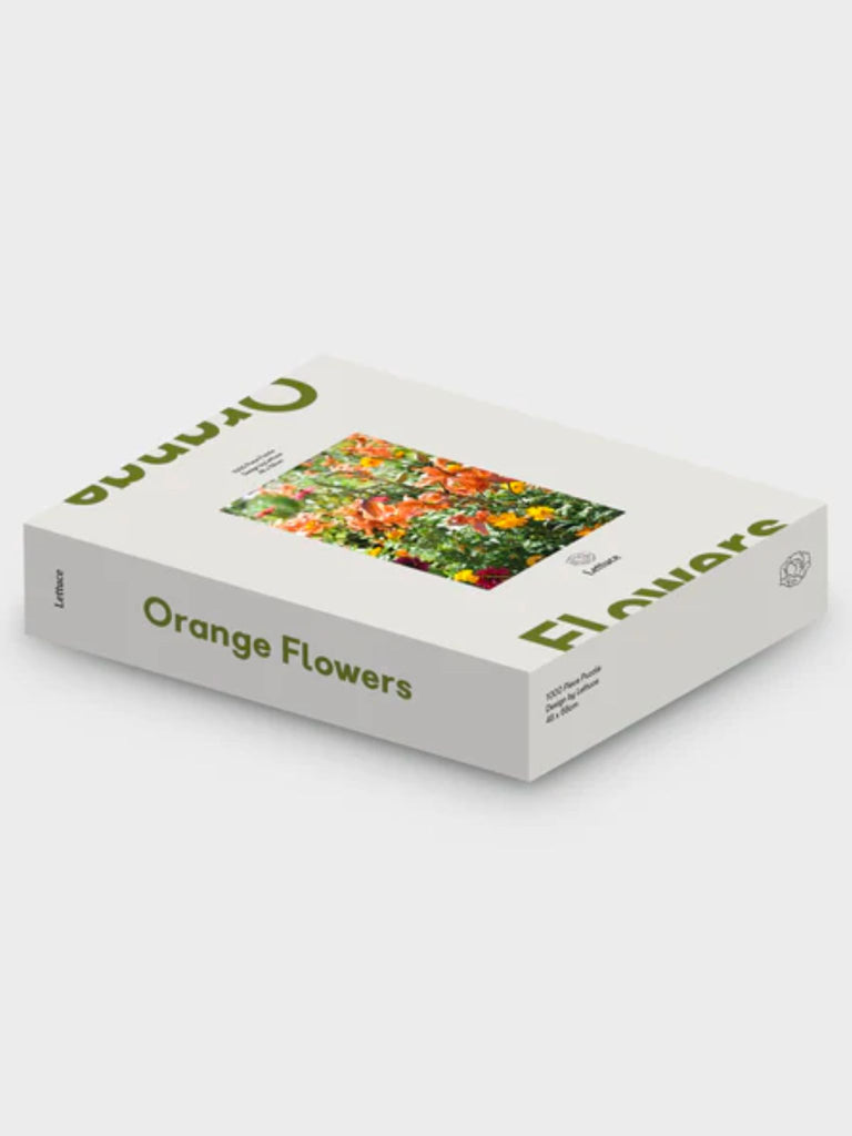 Lettuce Puzzle | Orange Flowers