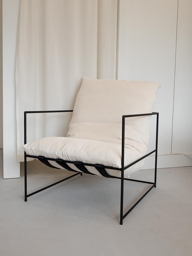 Parker Club Chair - Cream Cord