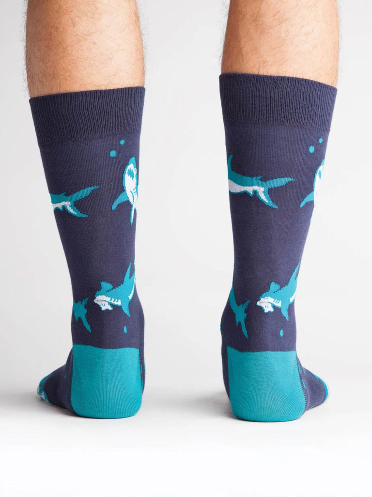 'Shark Attack' - Men's Crew Socks