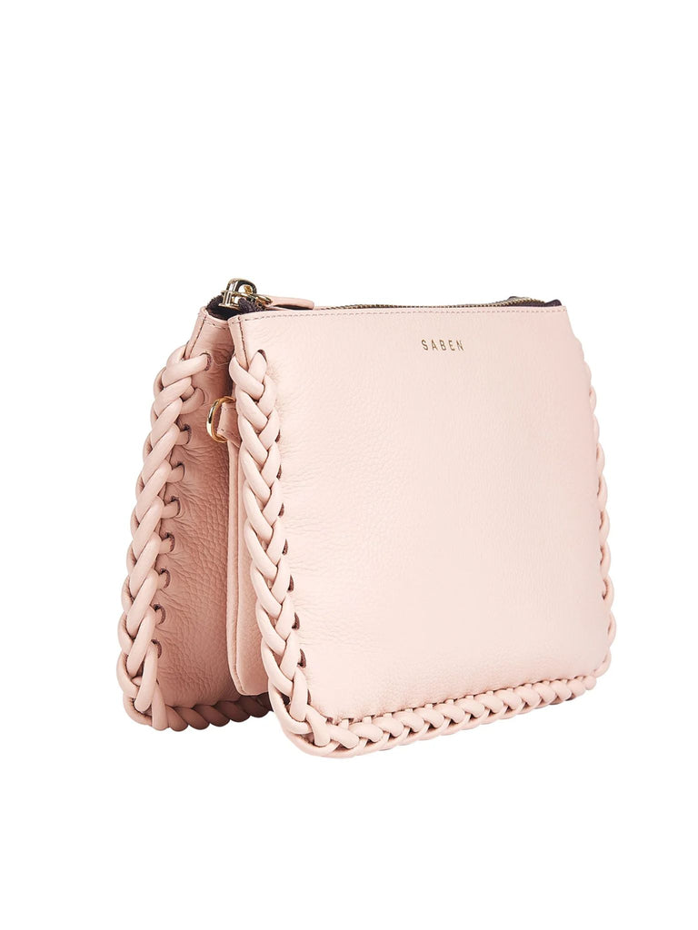 Tilly's Big Sis Crossbody - Blush Plaited