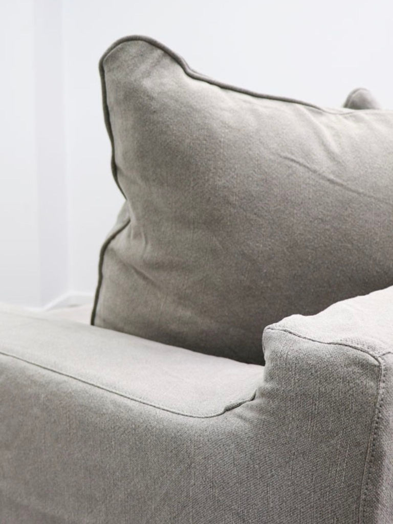 Luca Slipcover Sofa | Three Seater