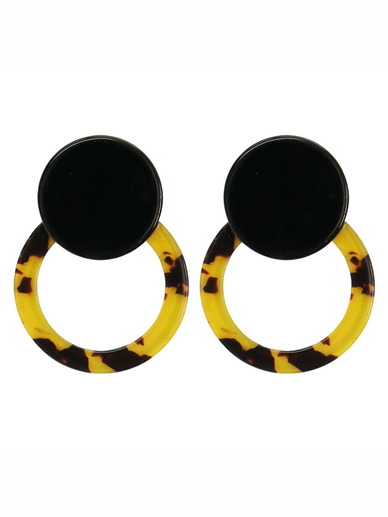 Rubi Earrings - Dark Tort