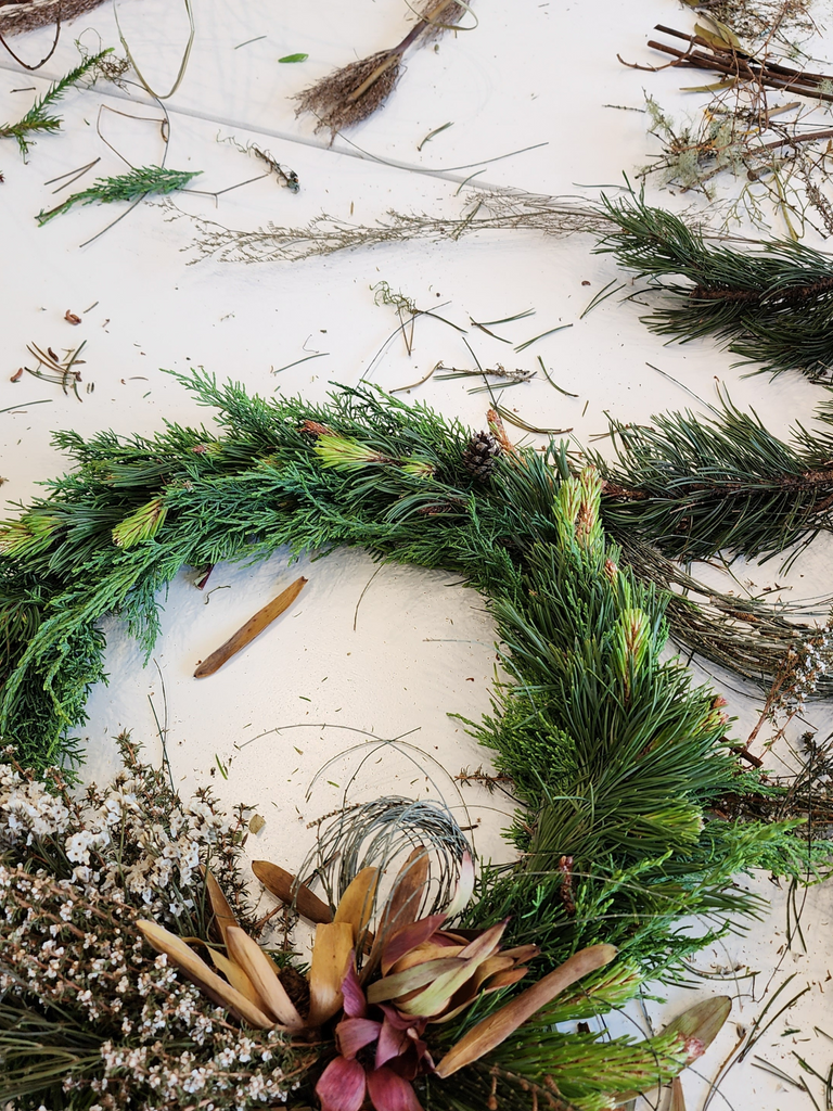 The Yvette Edwards Christmas Wreath Making Course