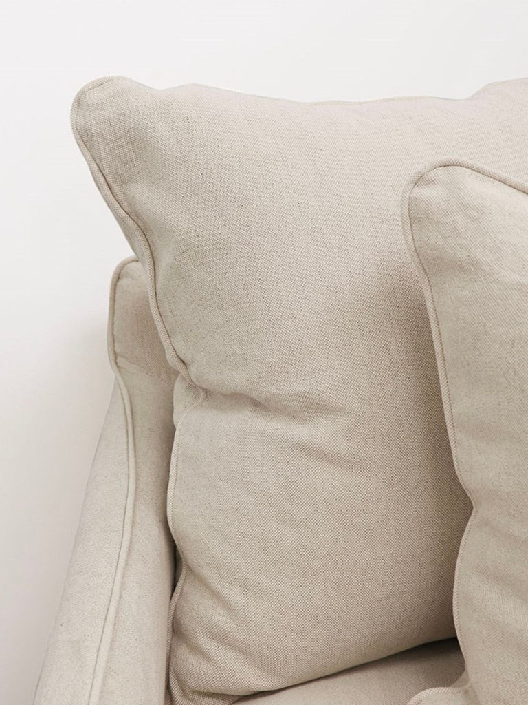 Florence Slipcover 3 Seater - Oatmeal