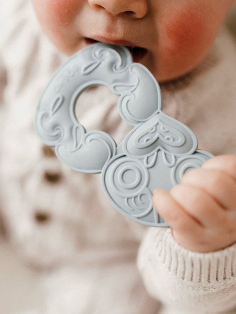 Tiki Teether | Duck Egg Blue