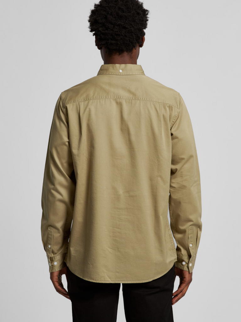 Men’s Denim Wash Shirt - Khaki