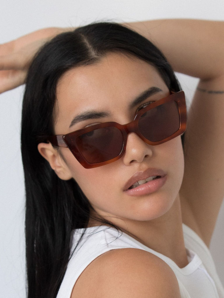 Lucia Sunglasses - Chestnut
