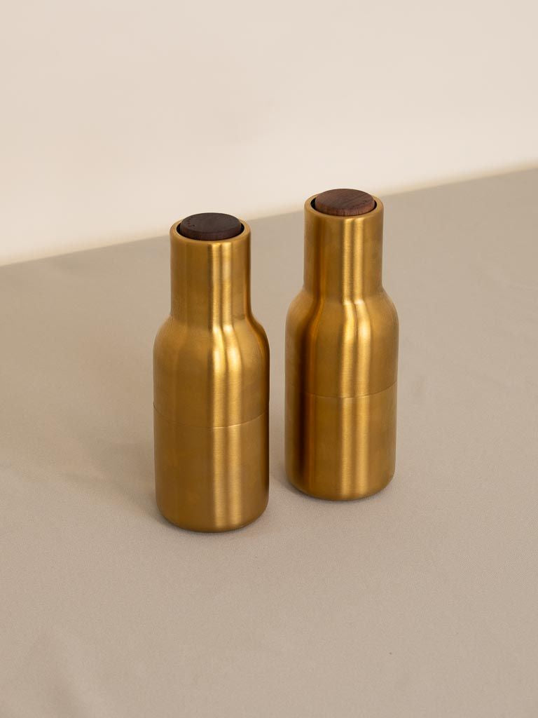 MENU - Salt and Pepper Grinders - Brushed Brass