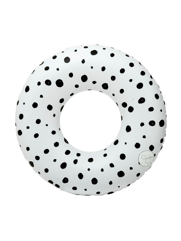 Bubbles Oversized Pool Tube | White