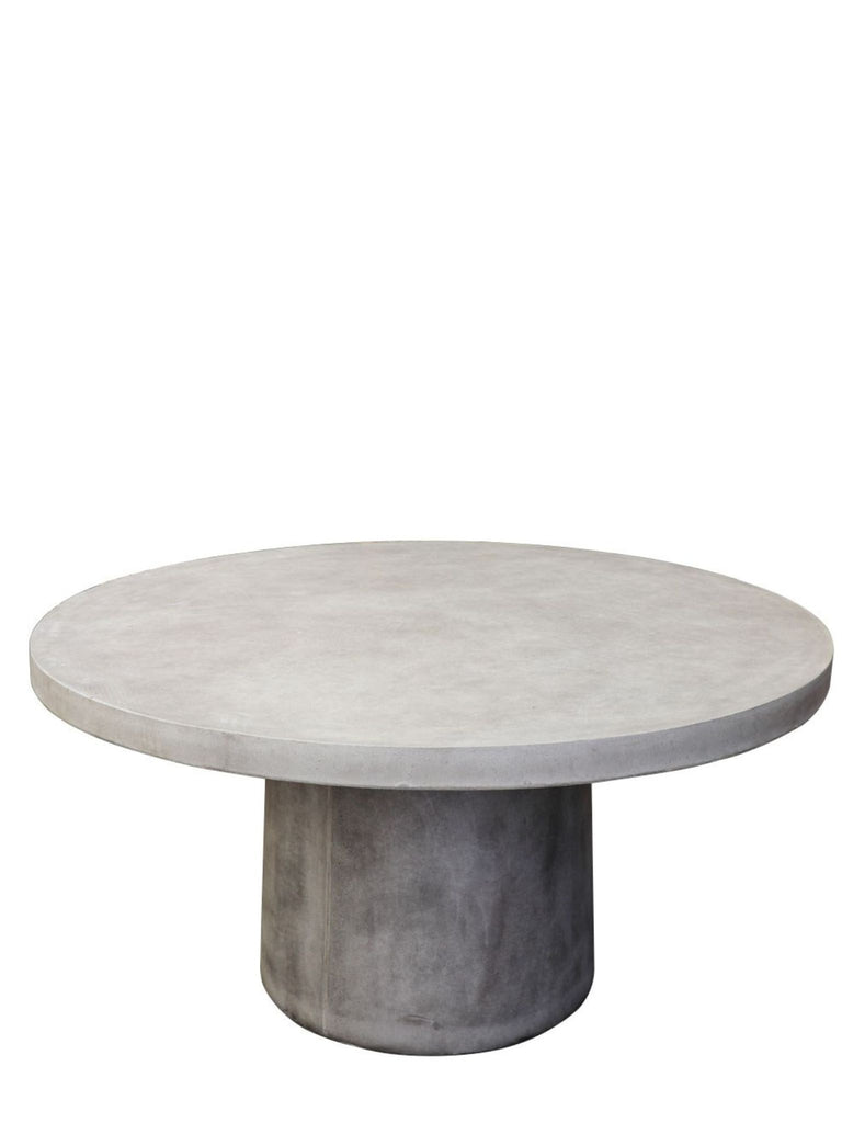 Malia Round Concrete Table - Grey