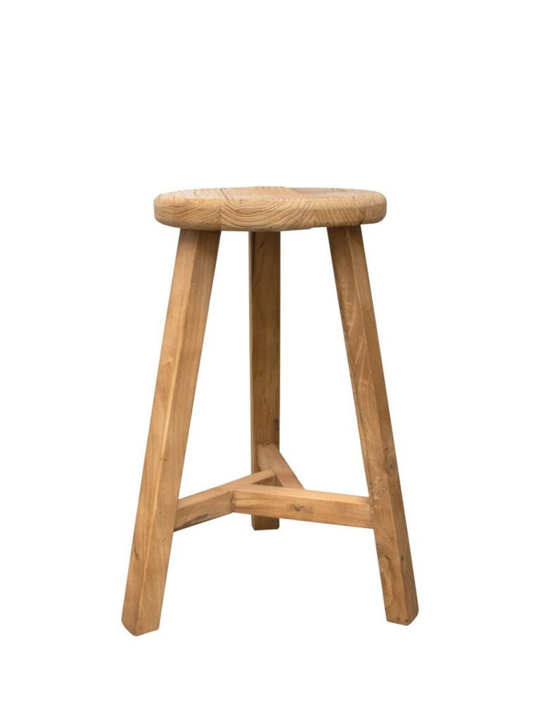 Sorrento Round Bar Stool - Natural