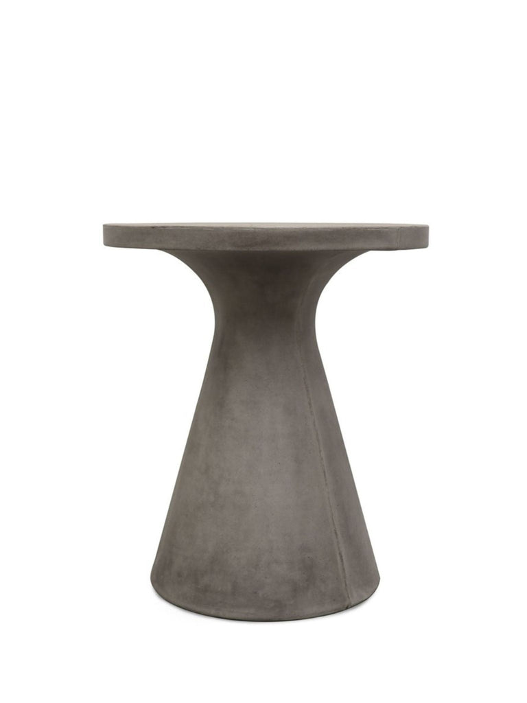 Paros Concretable Pedestal Table in Grey