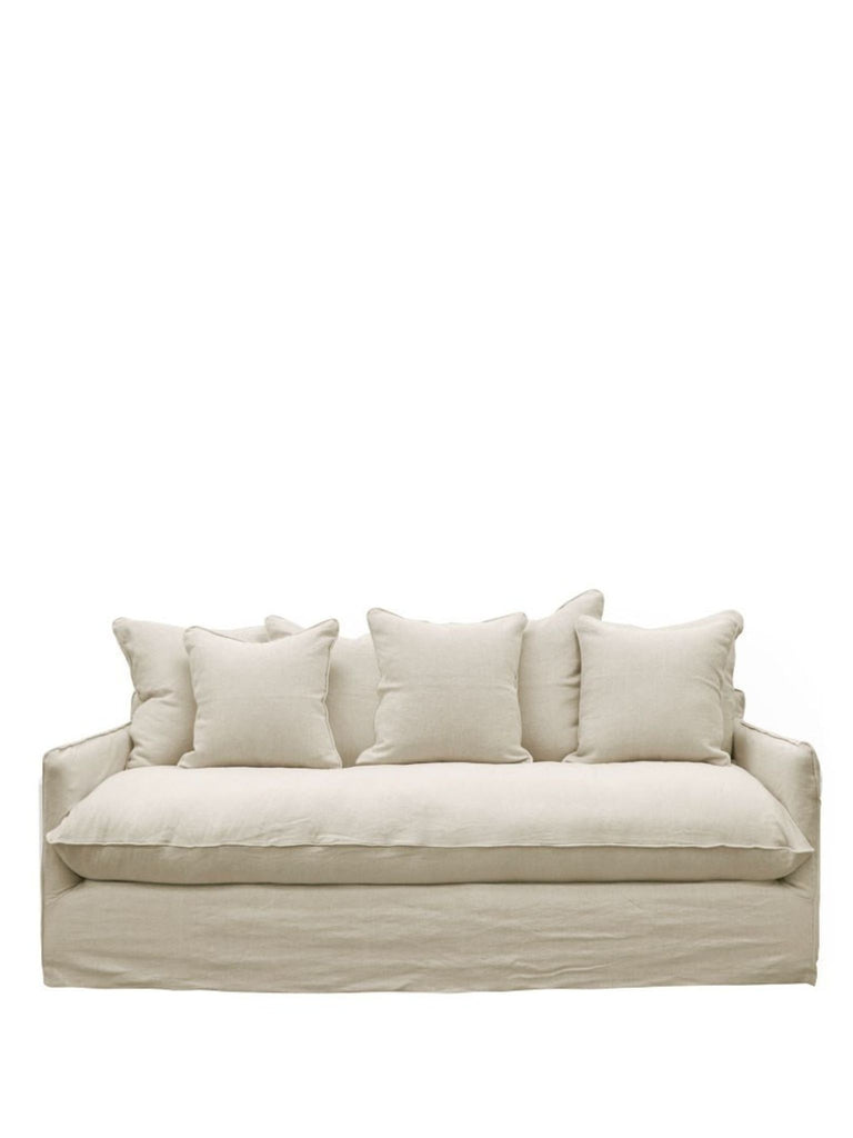 Florence Slipcover Sofa 2 Seater - Oatmeal