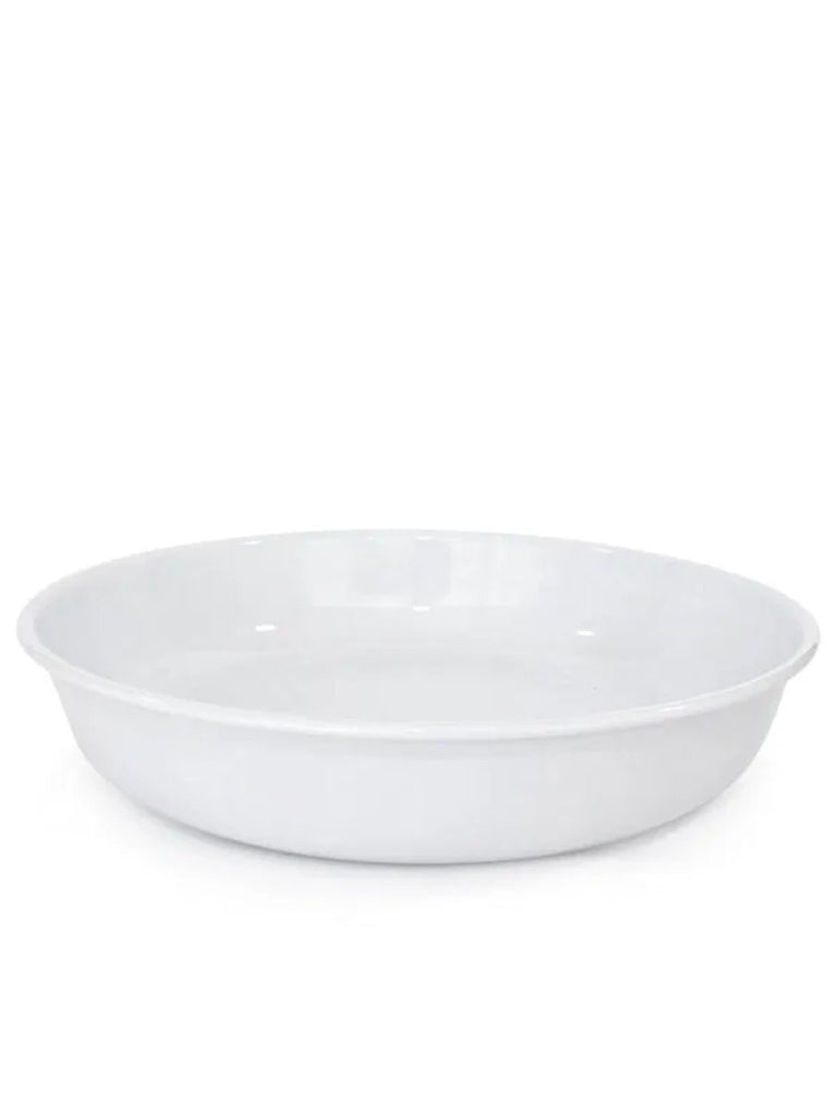 Enamel Serving Bowl 30cm - White