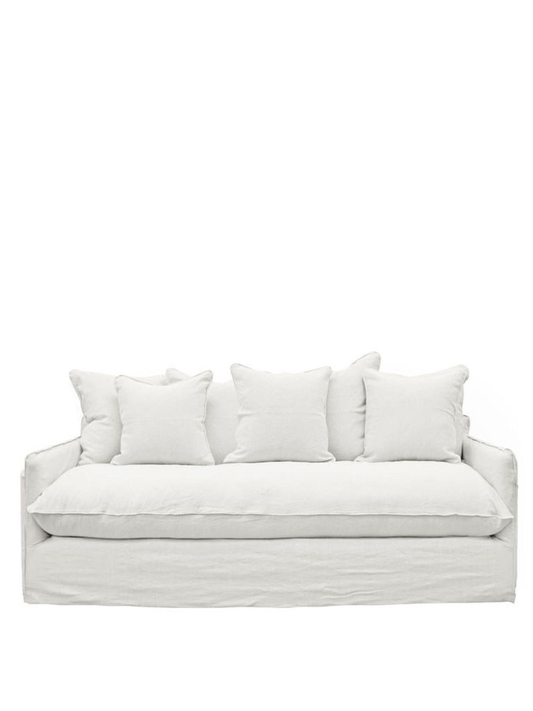 Florence Slipcover 2 Seater - White