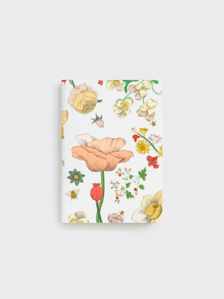 Father Rabbit | B7 Notebook | Vintage Flowers