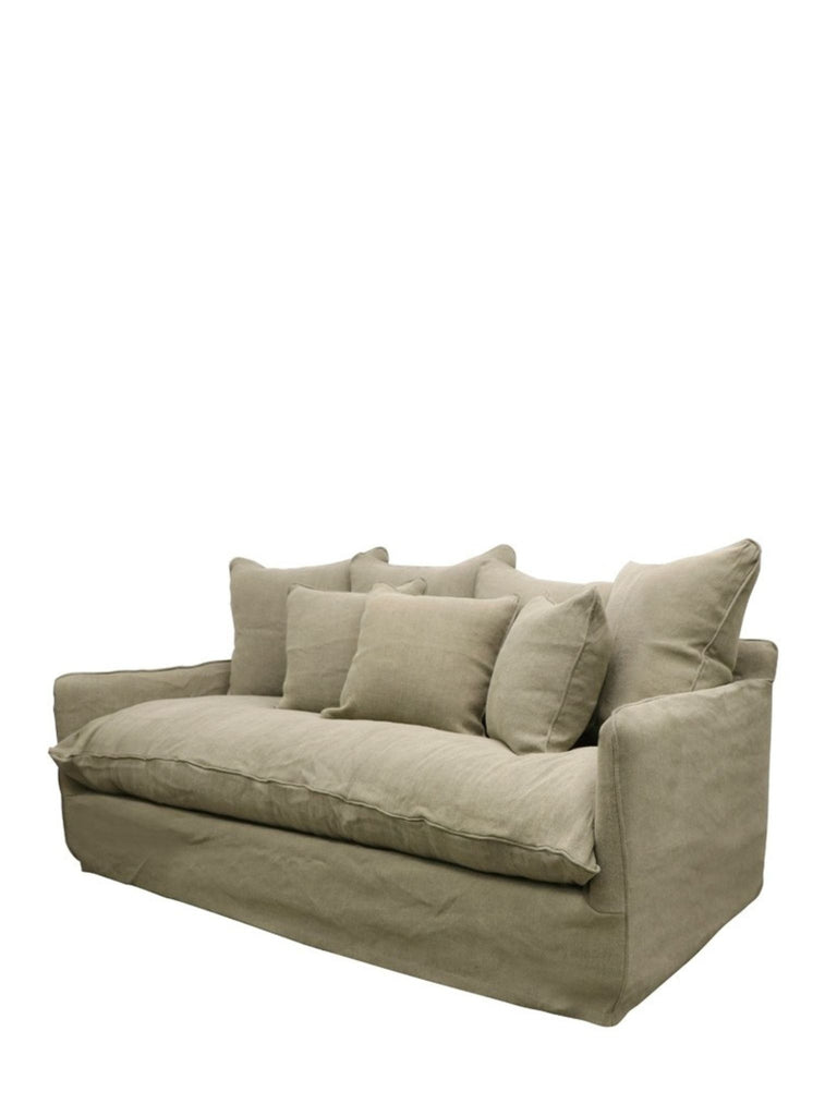 Florence Slipcover 2 Seater - Khaki