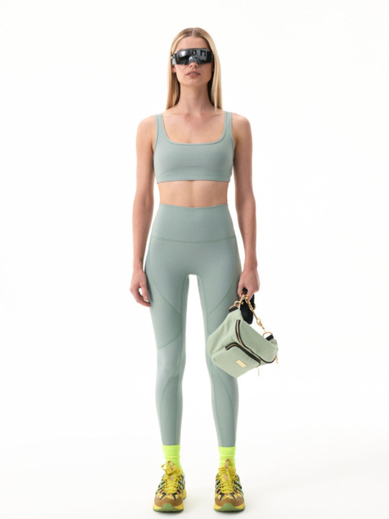 Free Play Legging in Iceberg Green