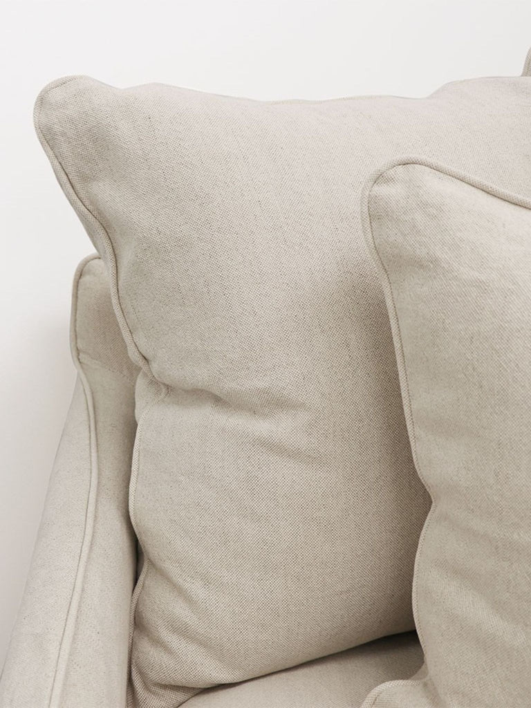Florence Slipcover Sofa 2 Seater - Oatmeal
