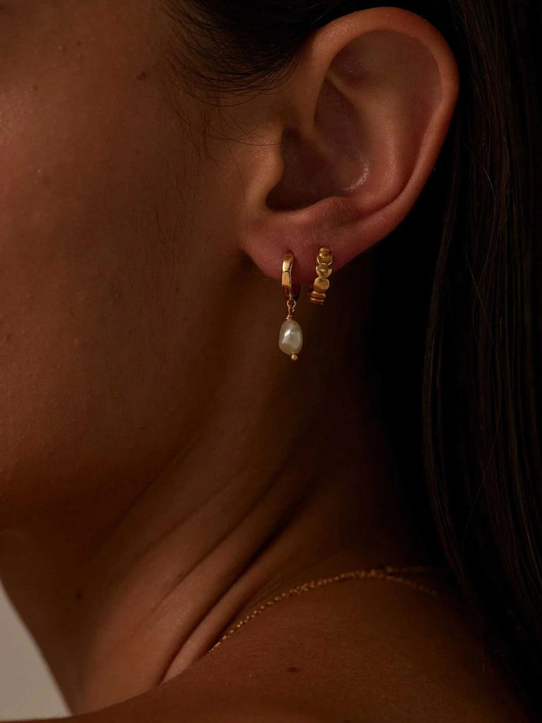 Solstice Hoops - 18K Gold Plated