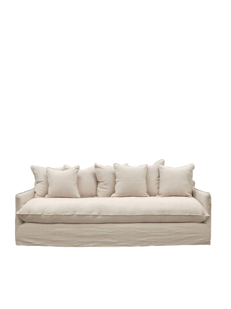 Florence Slipcover 3 Seater - Oatmeal
