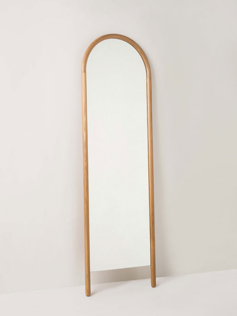 Arc Full Length Mirror Oak