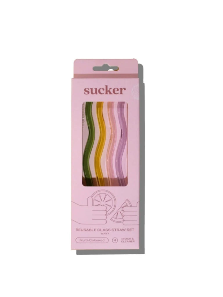Reusable Wavy Straws | Multicoloured