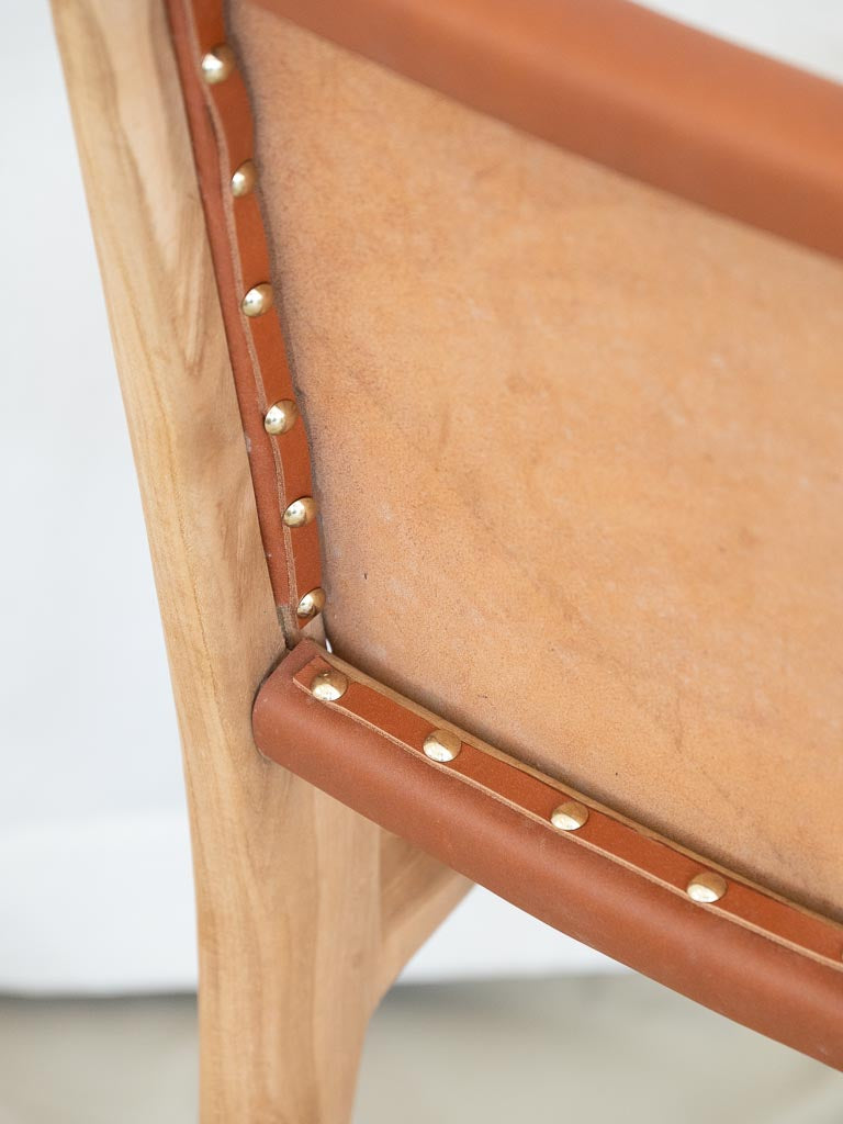 Hyde Leather Dining Chair - Tan