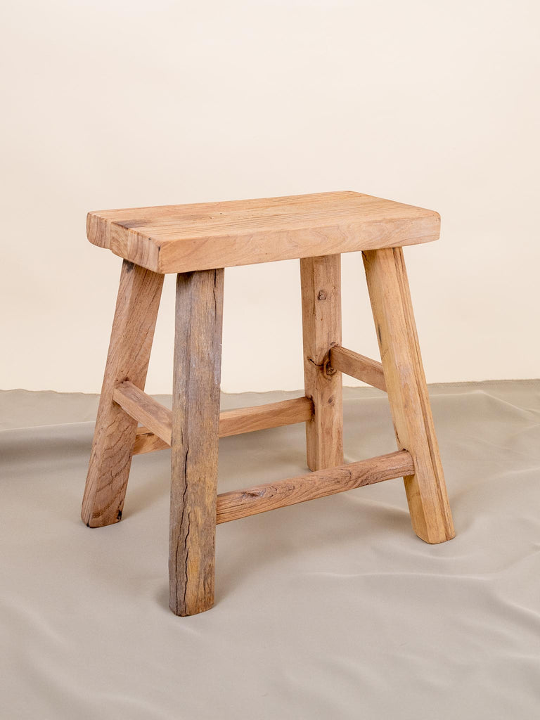 Sorrento Rectangle Stool - Natural