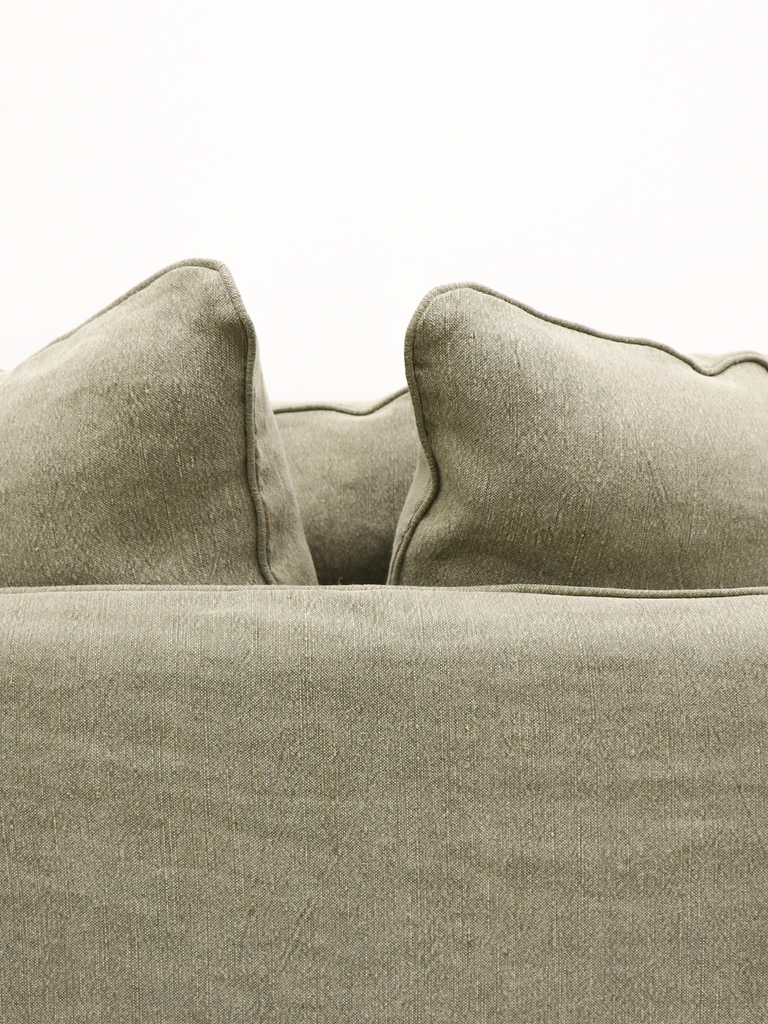 Florence Slipcover Armchair - Khaki