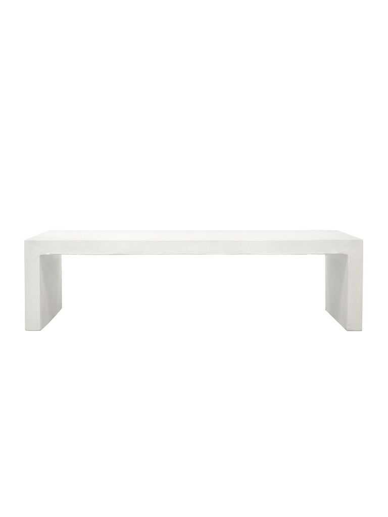 Malta Long Bench White - 160CM