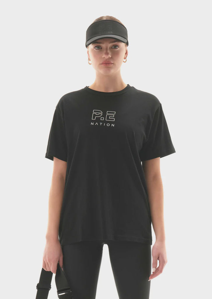 Heads up Tee in Black