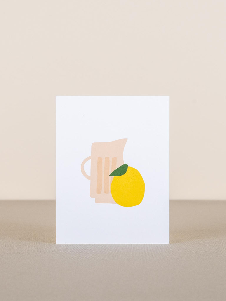 Father Rabbit Stationery | Card | JUG WITH LEMON