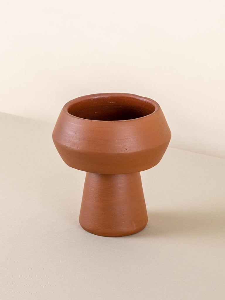 Vase Terracotta Pedestal