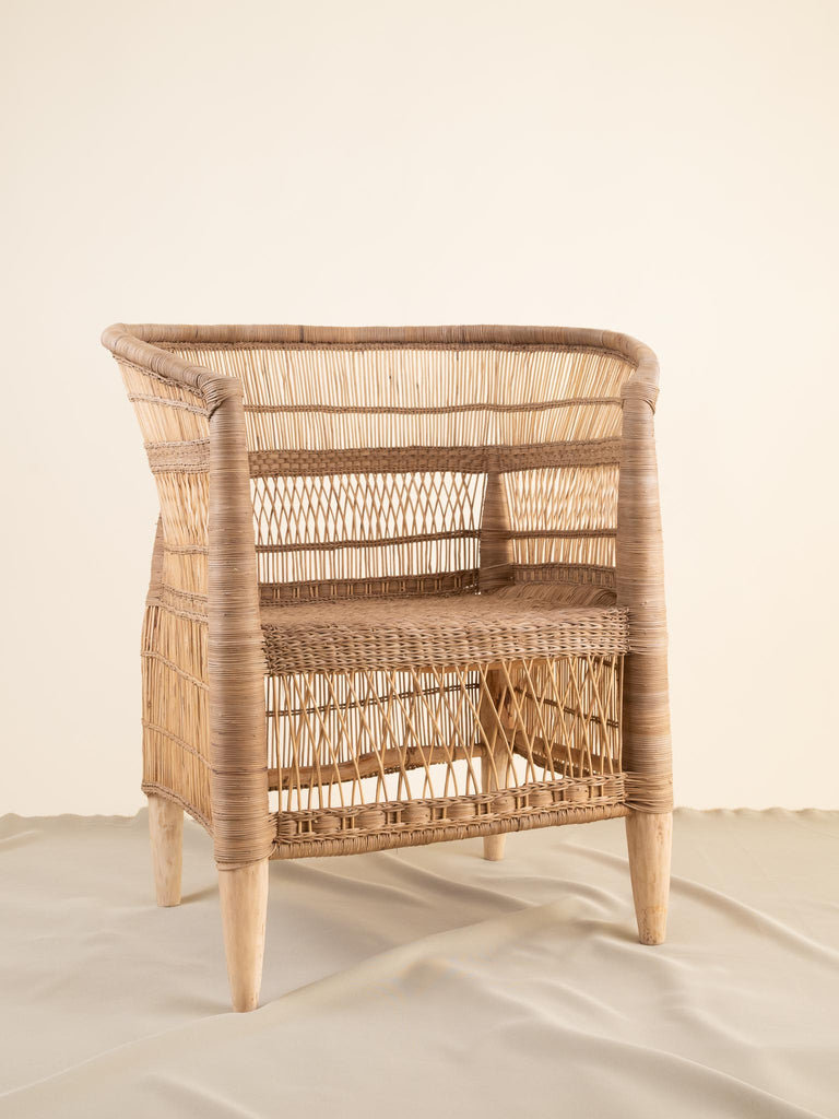 Malawi Cane Armchair Natural